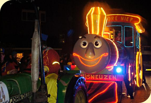 Verlichte optocht carnaval 2012